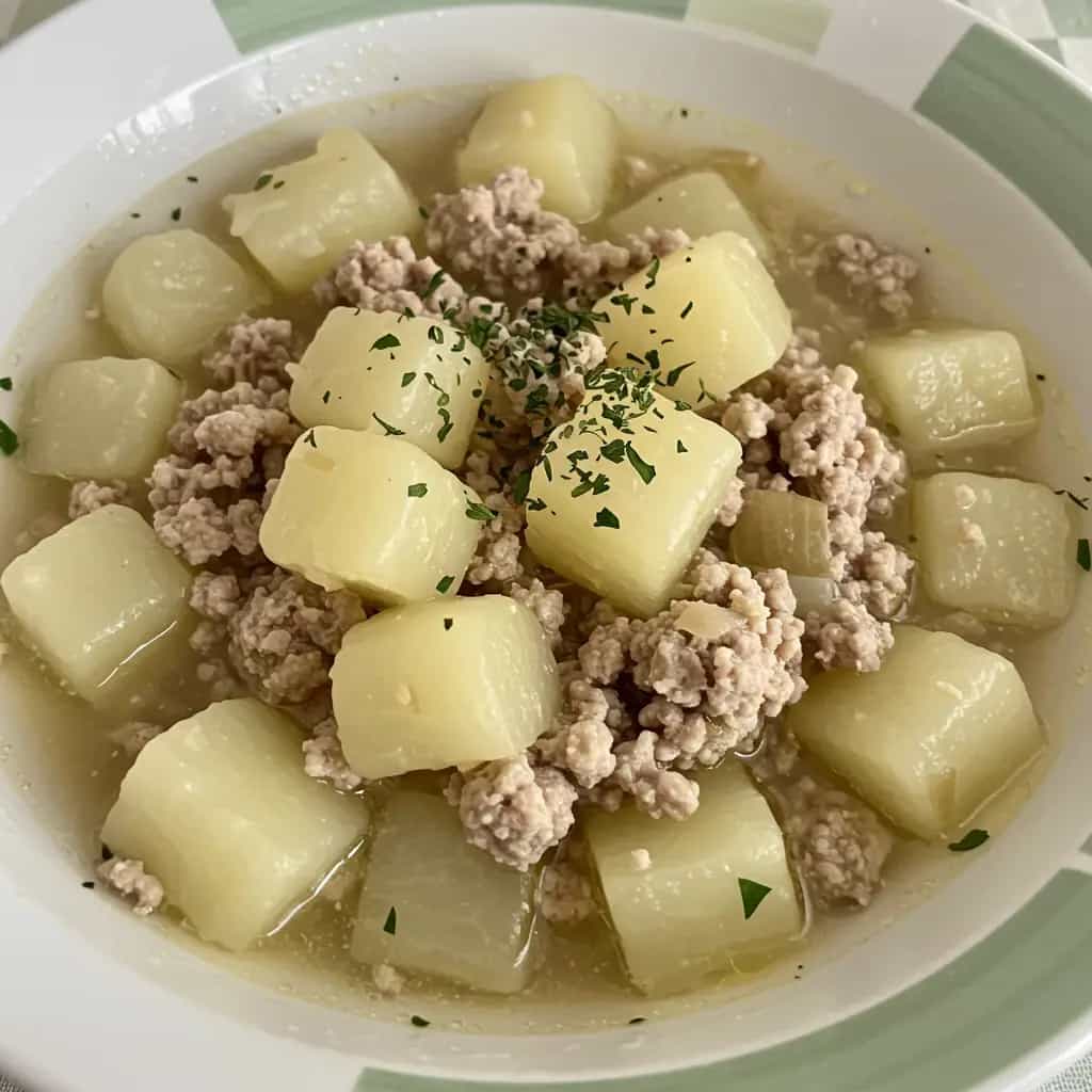 Ensopadinho de Carne com Mandioca