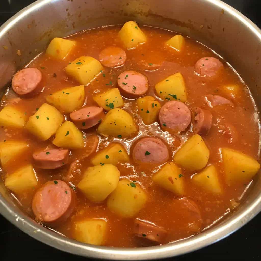 Ensopado de Linguiça com Batatas