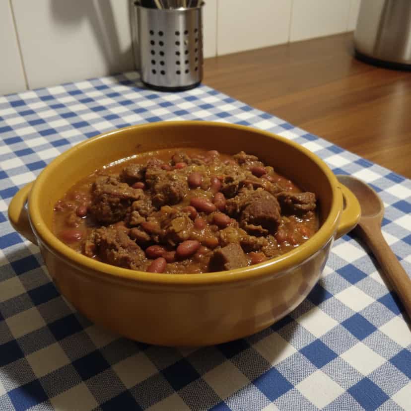 Foto deliciosa de Entrevero de Coxão Mole pronta para servir - Carnes & Frango