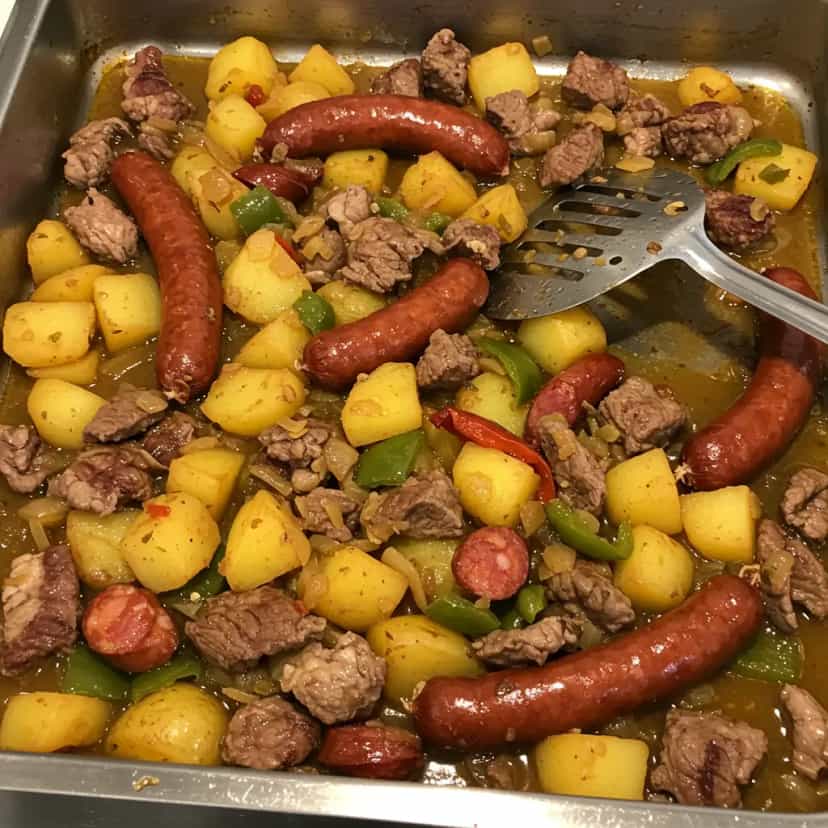 Foto deliciosa de Entrevero Gaúcho pronta para servir - Carnes & Frango