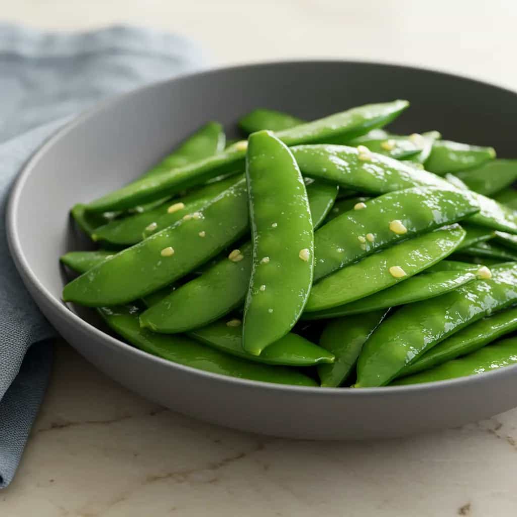 Ervilhas-tortas na Manteiga