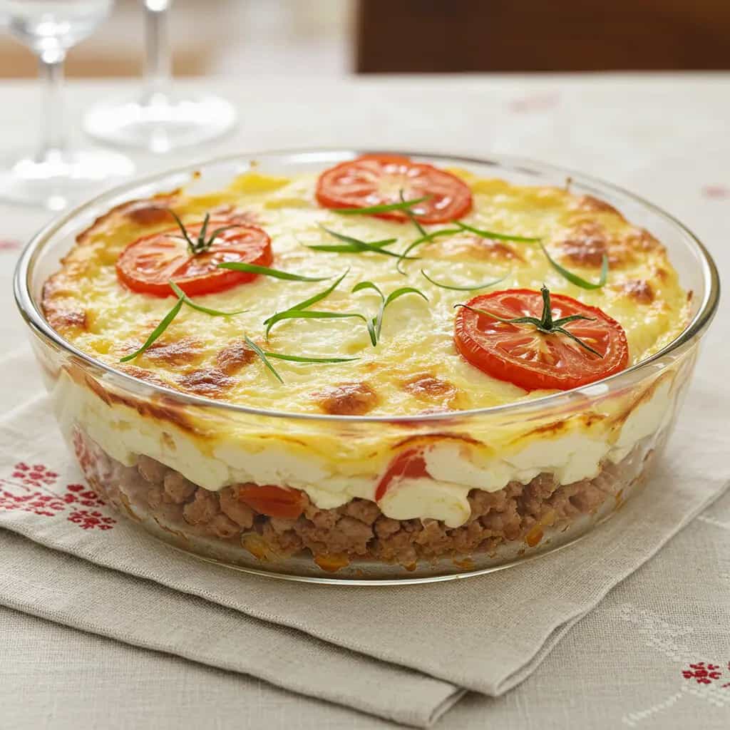 Escondidinho de Linguiça com Banana