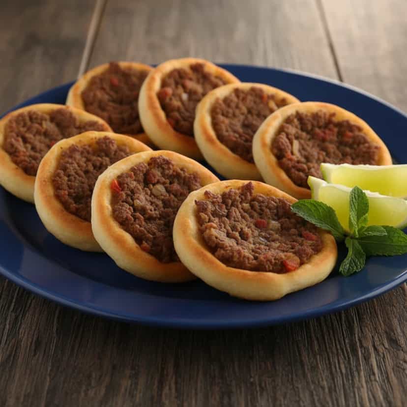 Foto deliciosa de Esfiha Aberta Fácil pronta para servir - Outras Receitas