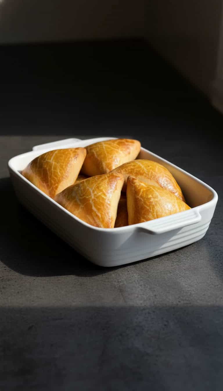 Foto deliciosa de Esfiha de Carne pronta para servir - Salgadinhos