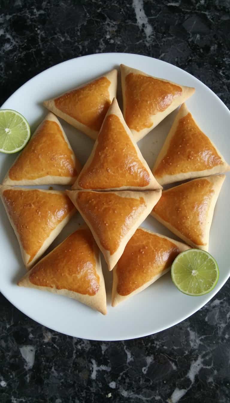 Foto deliciosa de Esfihas de Carne Caseiras pronta para servir - Lanches de Padaria