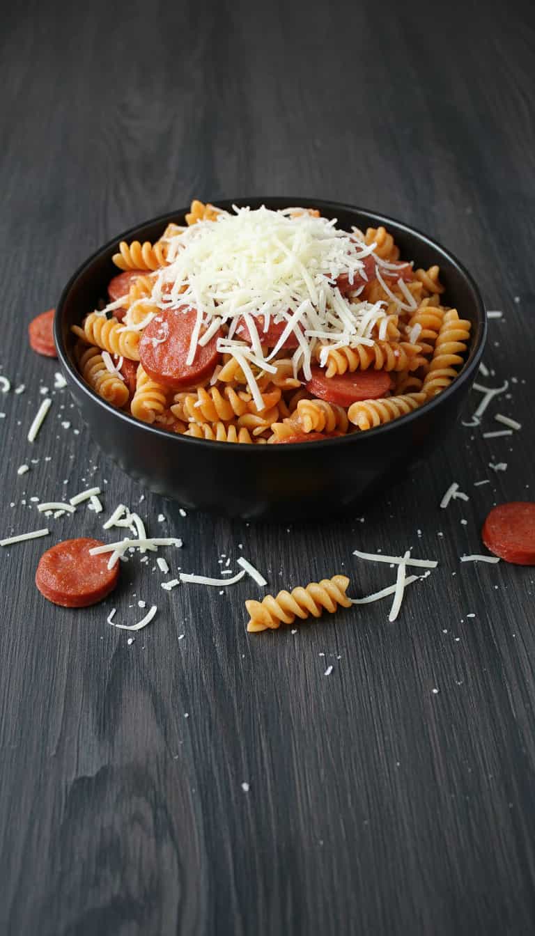 Foto deliciosa de Espaguete à Calabresa pronta para servir - Outras Receitas