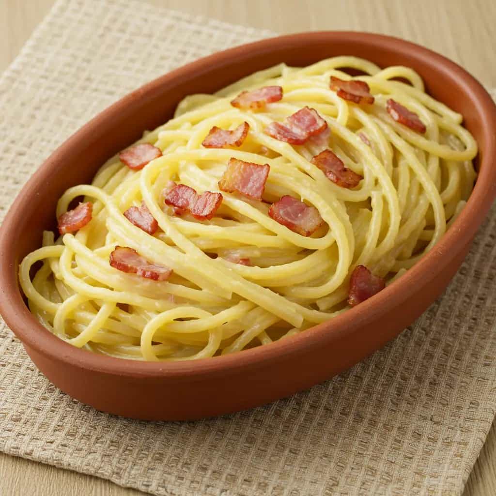 Espaguete Carbonara Cremoso