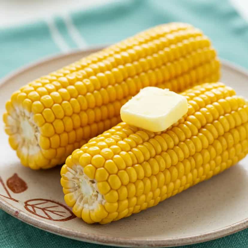 Foto deliciosa de Espiga de Milho-Verde no Micro-ondas pronta para servir - No Micro-ondas