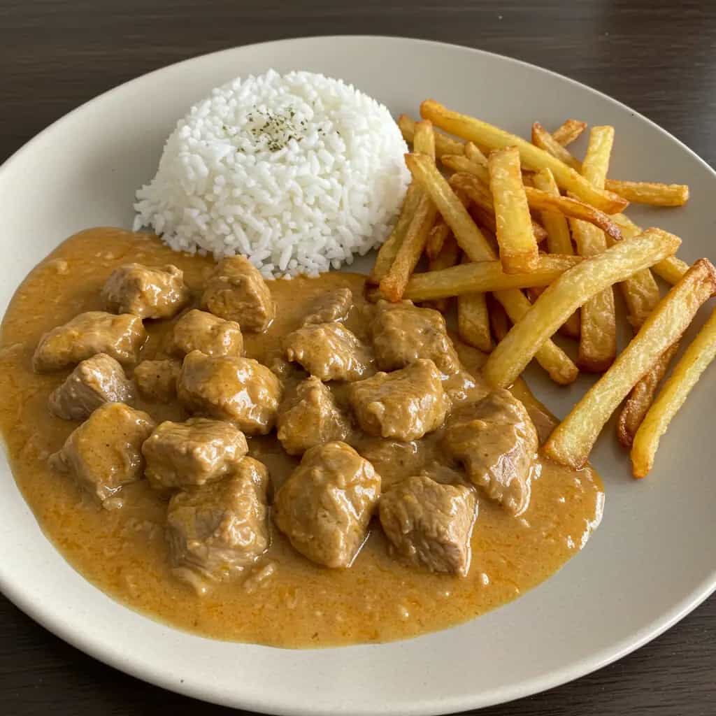 Estrogonofe de Carne Simples