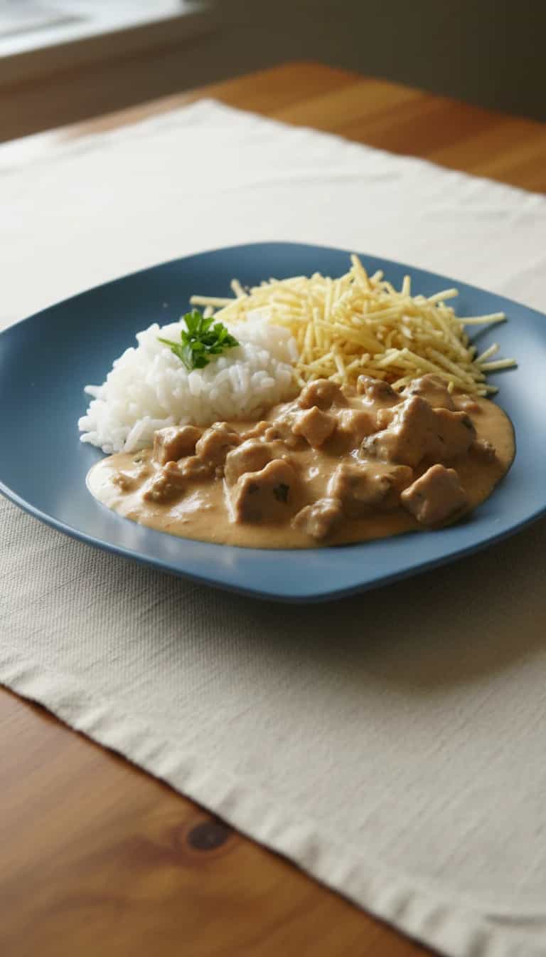 Foto deliciosa de Estrogonofe de Filé Mignon pronta para servir - Carnes & Frango