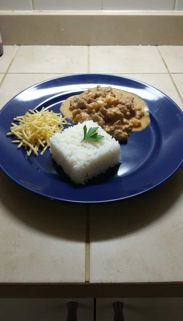 Foto deliciosa de Estrogonofe de Filé Mignon pronta para servir - Carnes & Frango