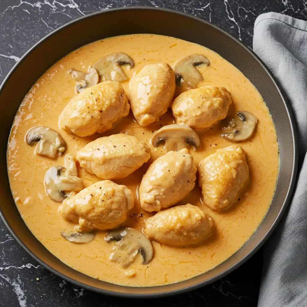 Estrogonofe de Frango Cremoso