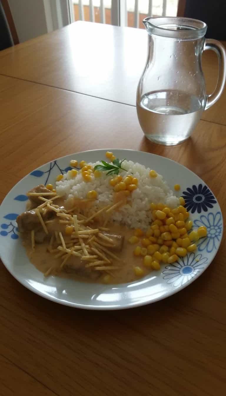 Foto deliciosa de Estrogonofe de Patinho pronta para servir - Carnes & Frango