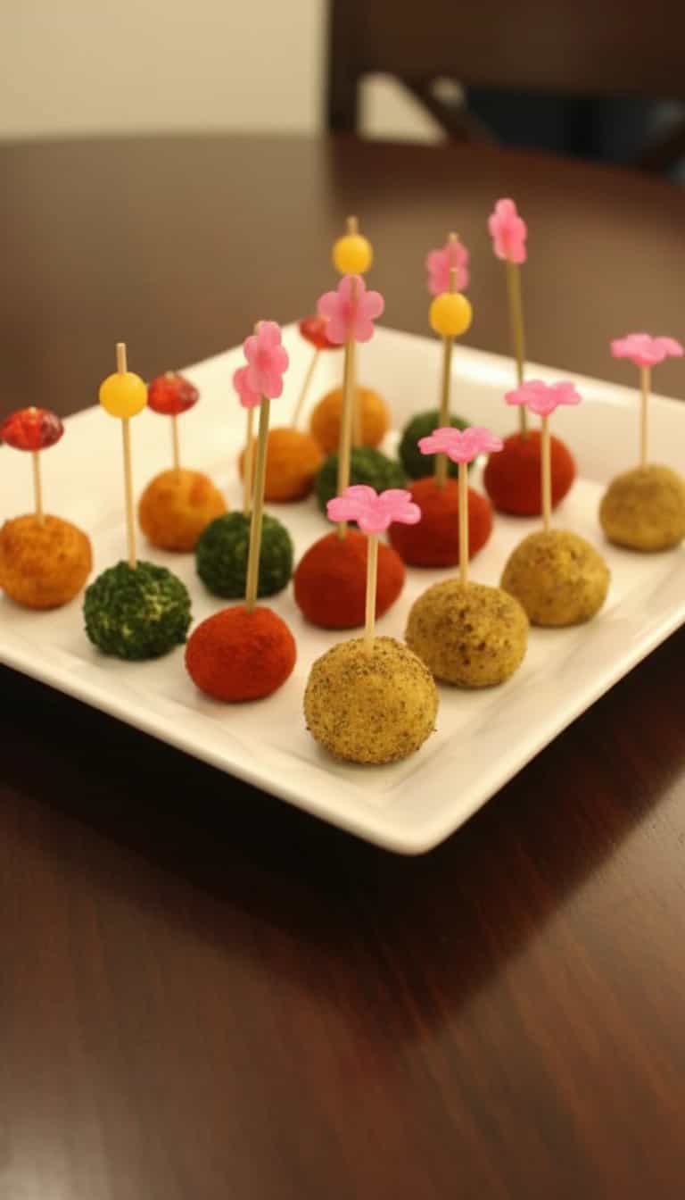 Foto deliciosa de Falsa Mussarela pronta para servir - Salgadinhos