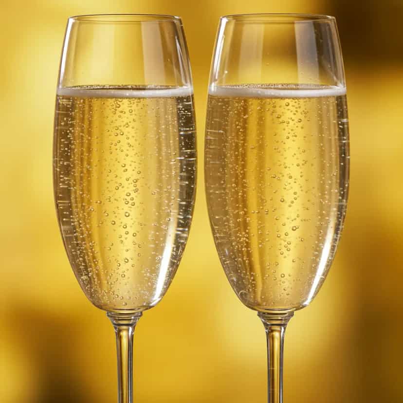 Foto deliciosa de Falso Champanhe Refrescante pronta para servir - Coquetéis