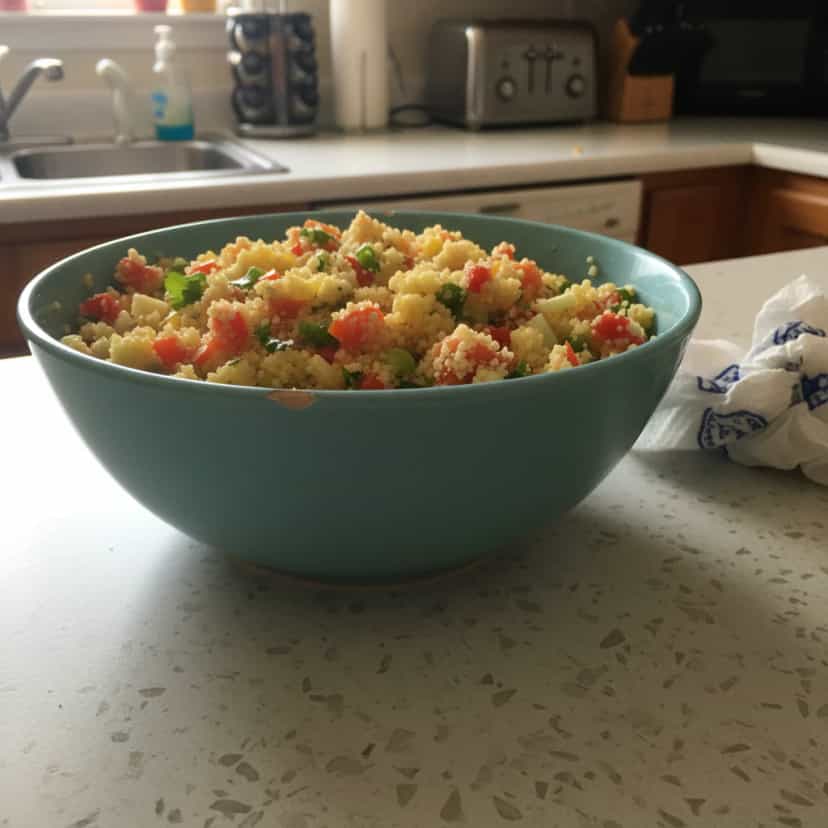 Foto deliciosa de Farofa D'água pronta para servir - Pratos Brasileiros Icônicos