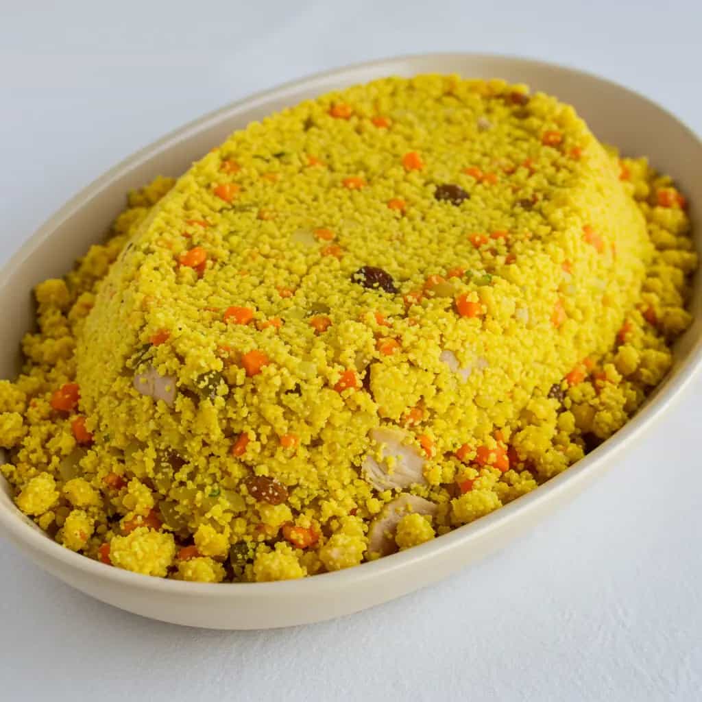 Farofa de Abacaxi com Peru