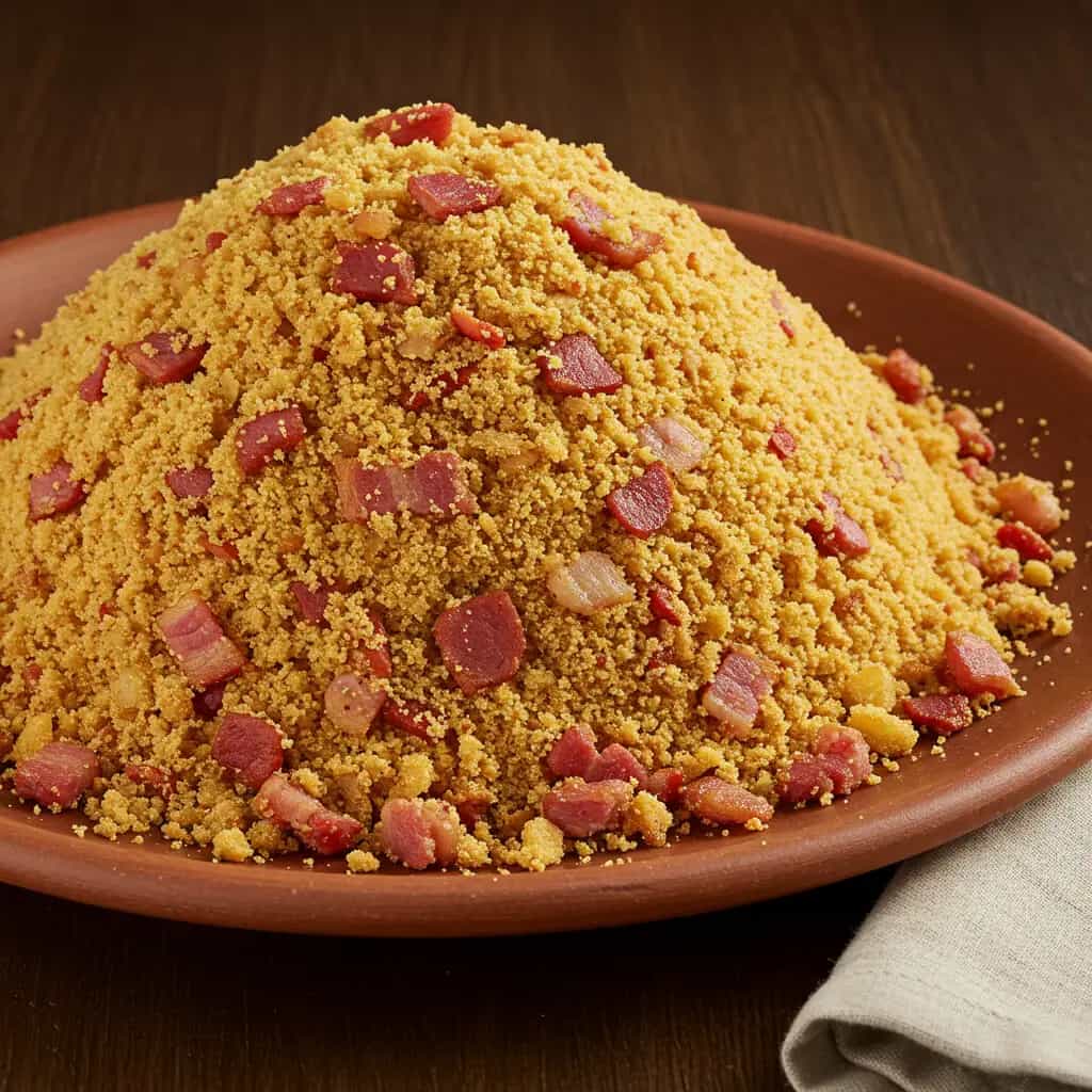 Farofa de Bacon e Calabresa