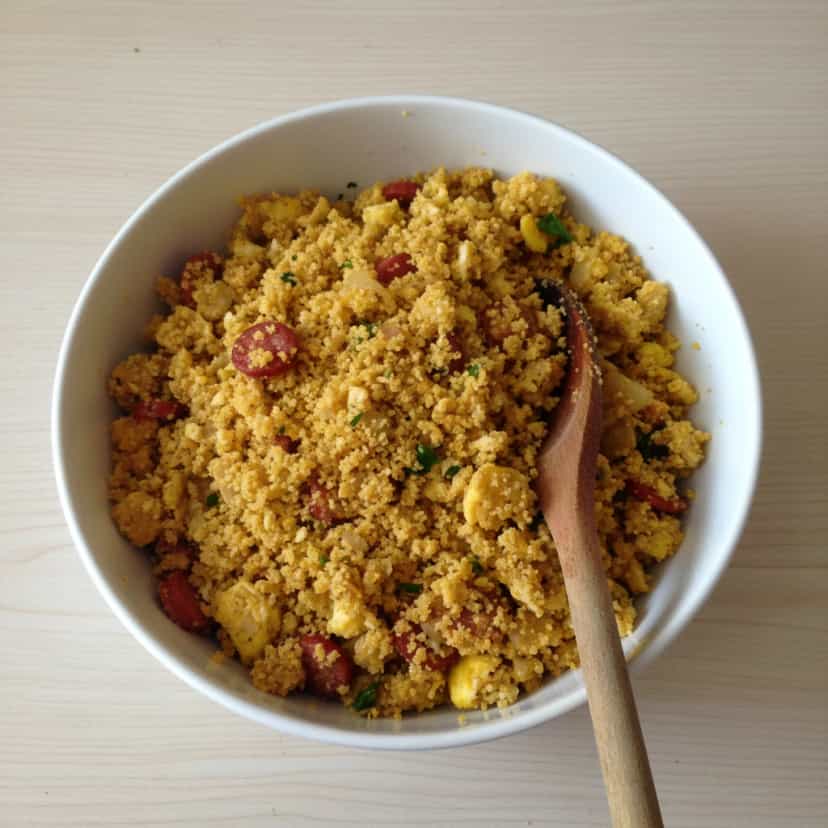 Foto deliciosa de Farofa de Banana com Calabresa pronta para servir - Outras Receitas