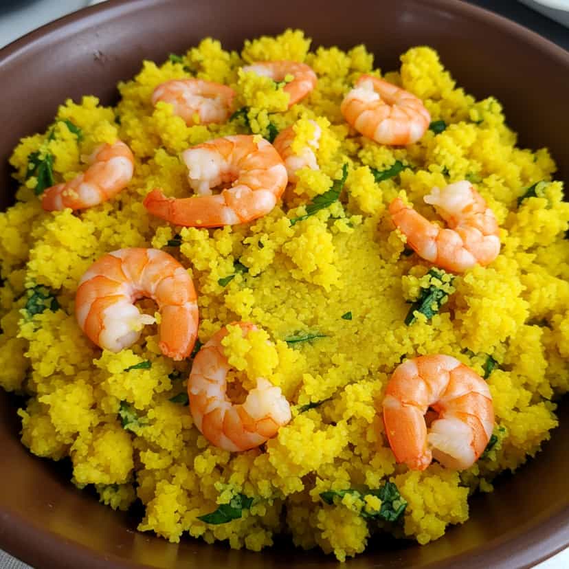 Foto deliciosa de Farofa de Camarão com Pimenta pronta para servir - Outras Receitas