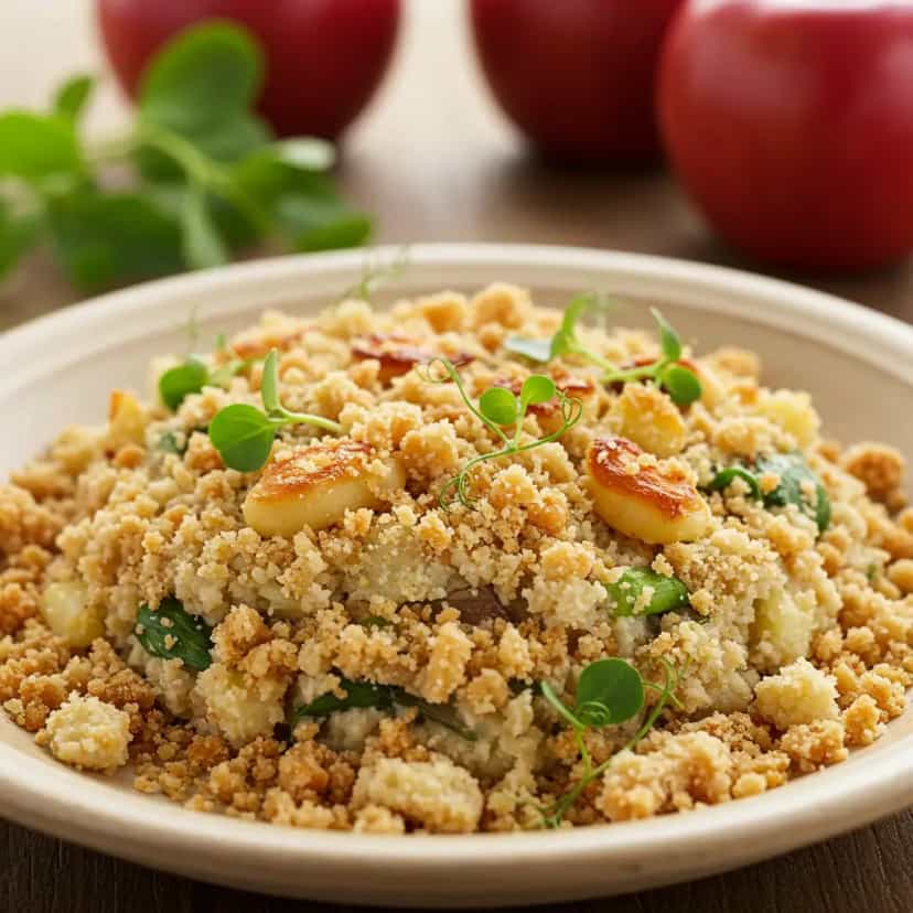 Foto deliciosa de Farofa de lentilha pronta para servir - Outras Receitas