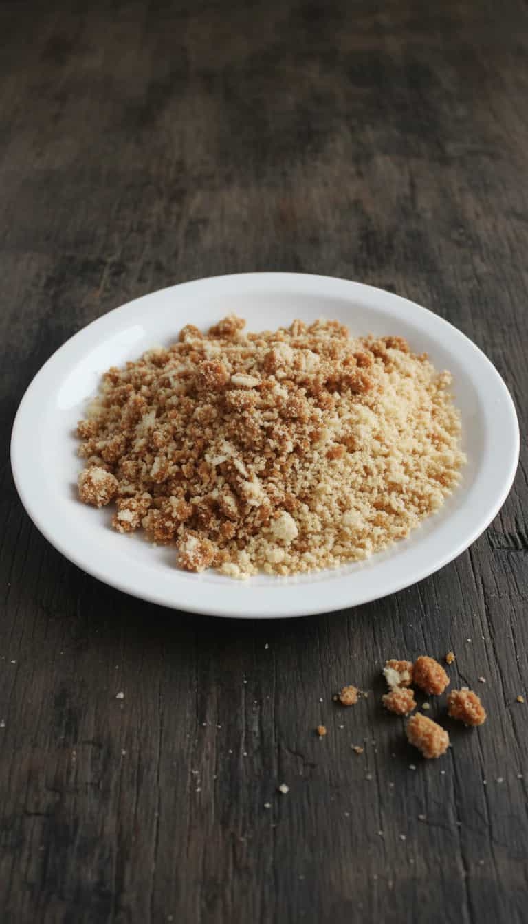 Foto deliciosa de Farofa de Soja Crocante pronta para servir - Snacks Naturais