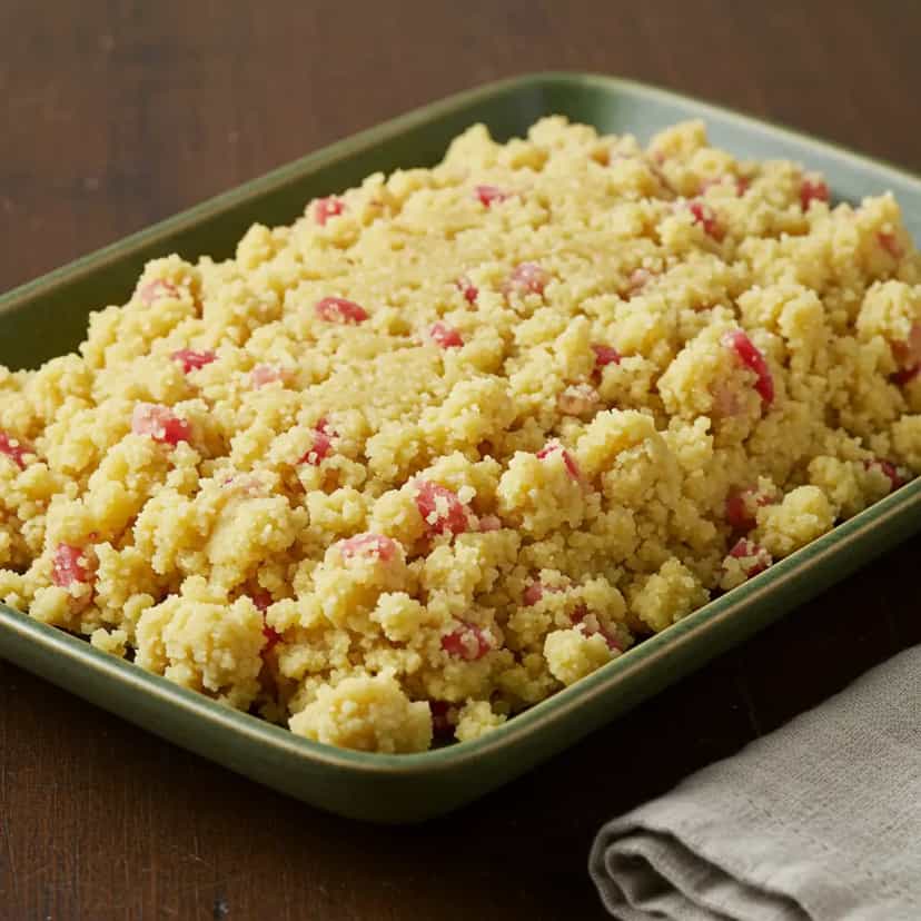 Foto deliciosa de Farofa Mineira Tradicional pronta para servir - Pratos Brasileiros Icônicos