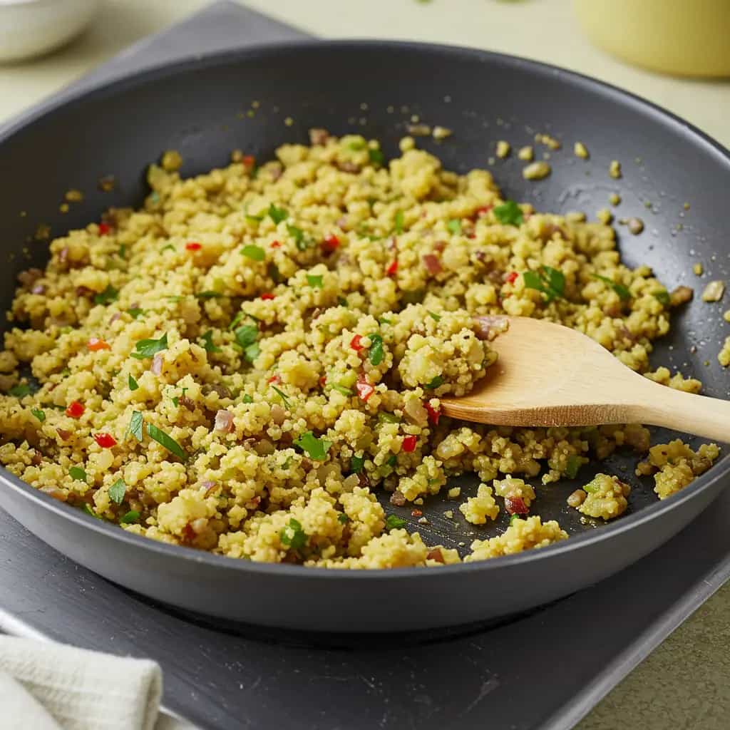 Farofa Nordestina de Feijão Andu