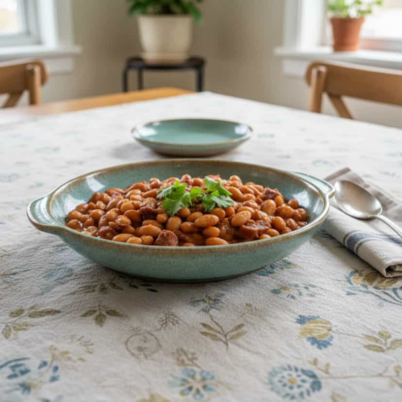 Foto deliciosa de Fava Nordestina pronta para servir - Pratos Brasileiros Icônicos