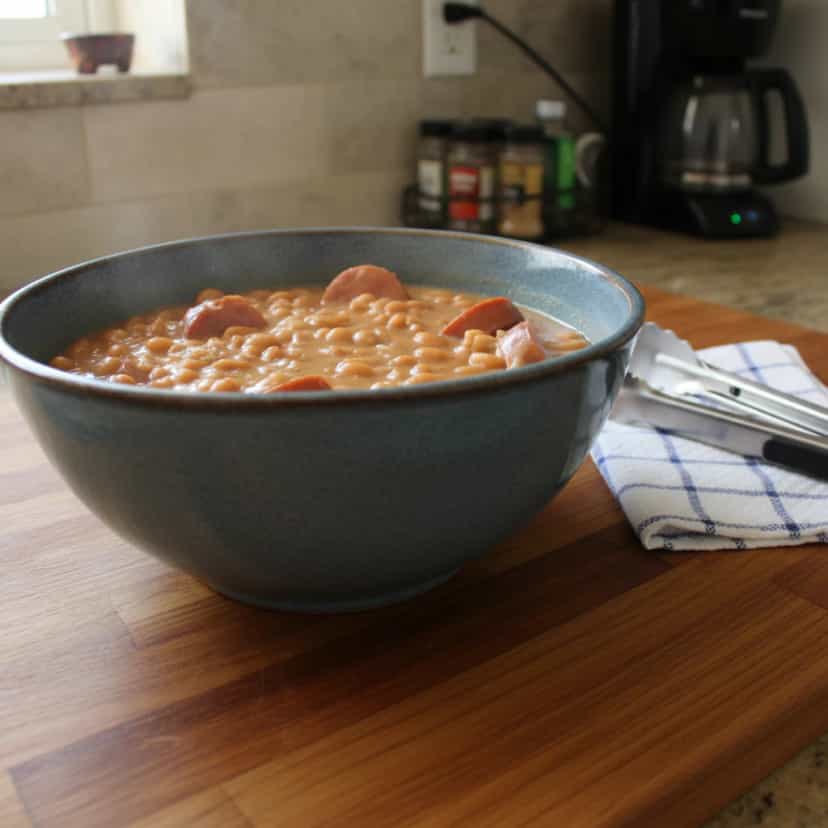 Foto deliciosa de Feijão Carioquinha Cremoso pronta para servir - Pratos Brasileiros Icônicos