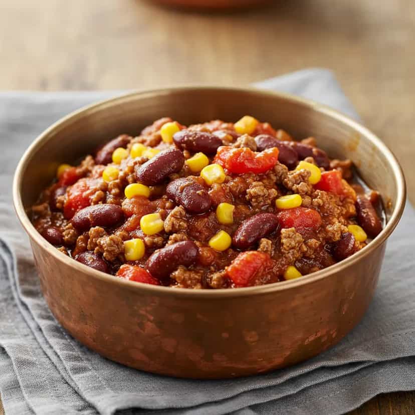 Foto deliciosa de Feijão com Calabresa e Bacon pronta para servir - Pratos Brasileiros Icônicos