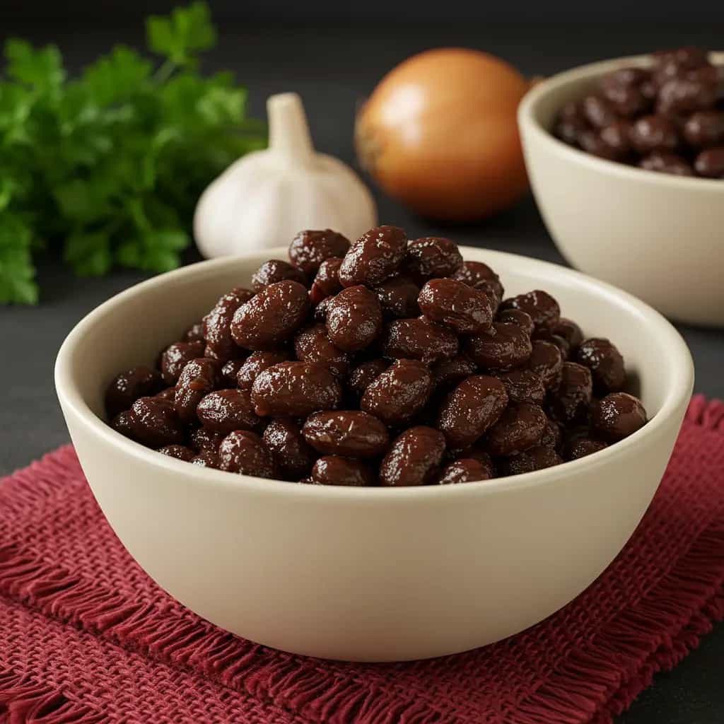 Feijão Preto Caseiro com Paio