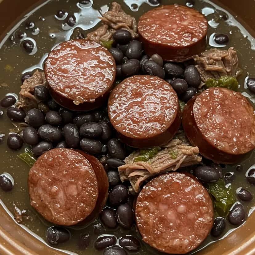 Foto deliciosa de Feijão preto pronta para servir - Pratos Brasileiros Icônicos