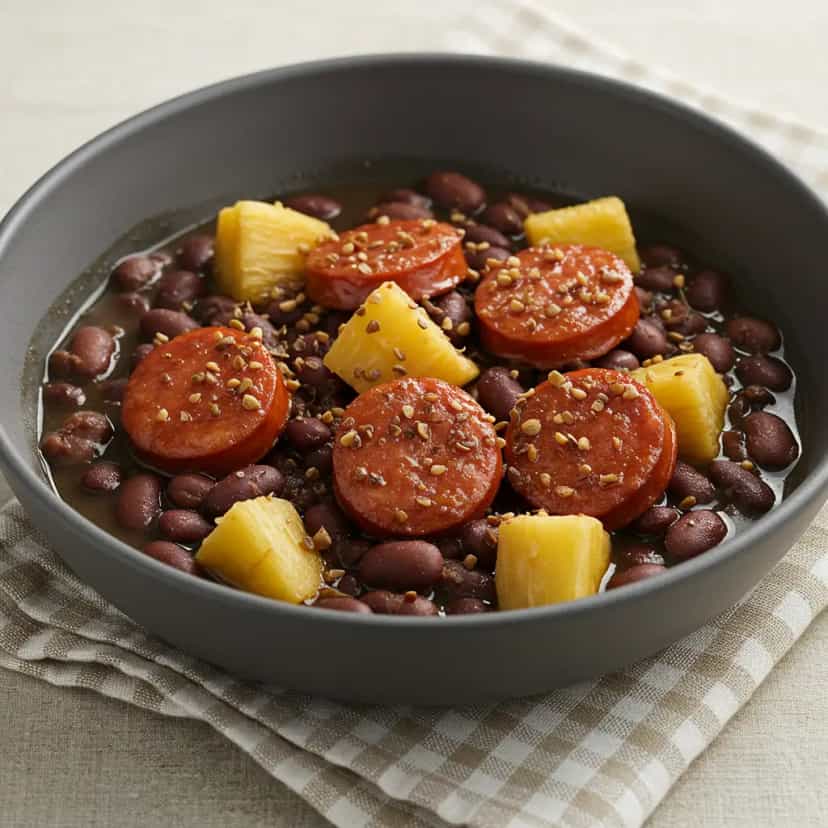 Foto deliciosa de Feijoada Completa pronta para servir - Pratos Brasileiros Icônicos
