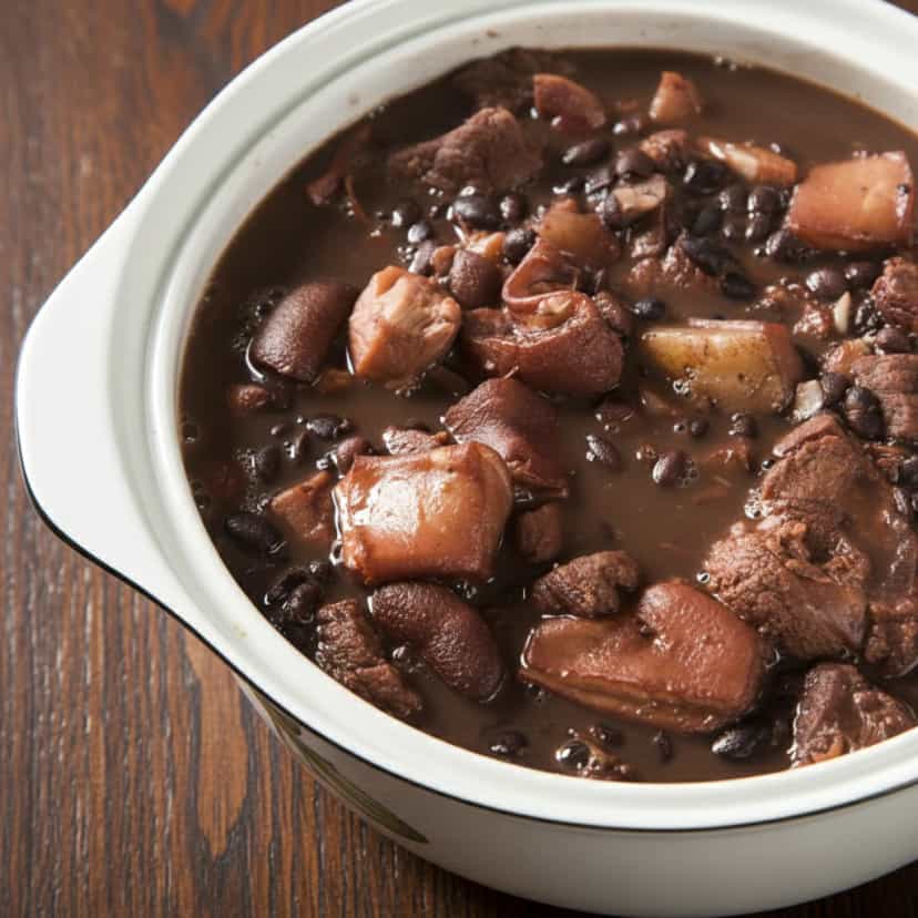 Foto deliciosa de Feijoada Completa pronta para servir - Pratos Brasileiros Icônicos