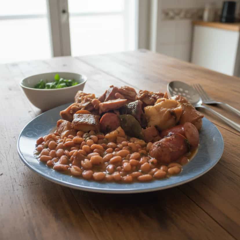 Foto deliciosa de Feijoada Rápida com Calabresa pronta para servir - Outras Receitas