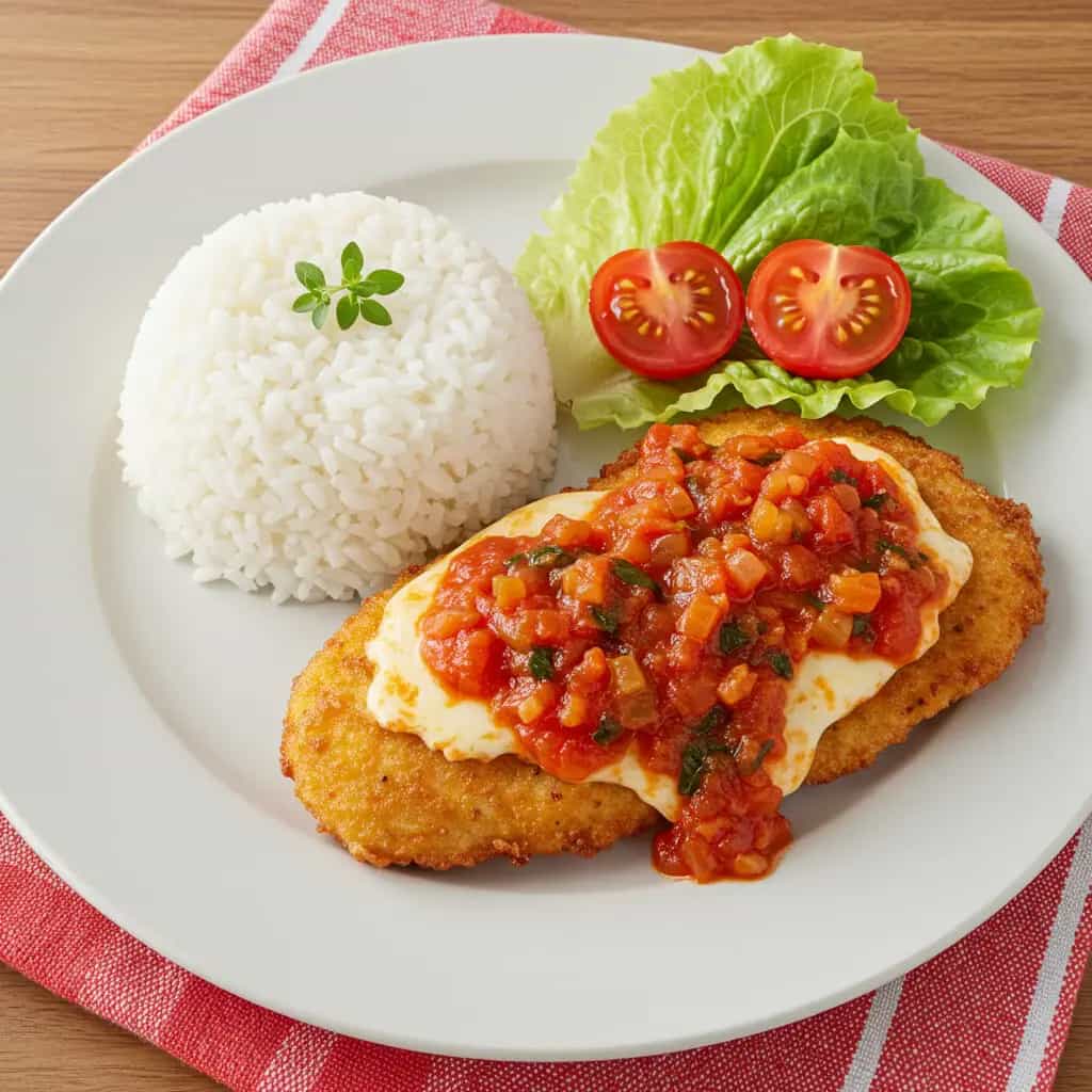 Filé de Frango à Parmegiana