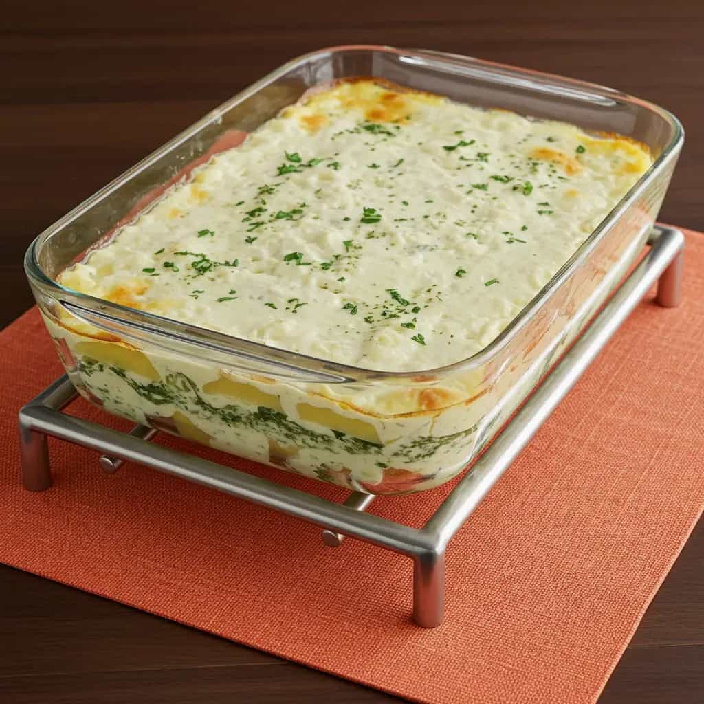 Filé de Frango ao Creme de Salsa