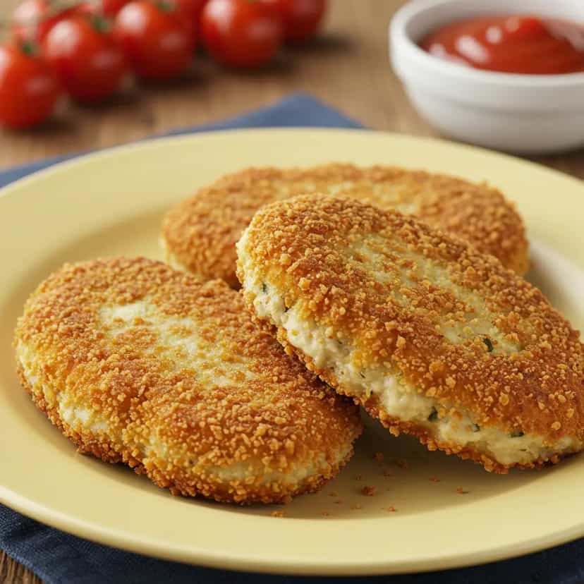 Foto deliciosa de Filé de Frango Empanado Crocante pronta para servir - Outras Receitas