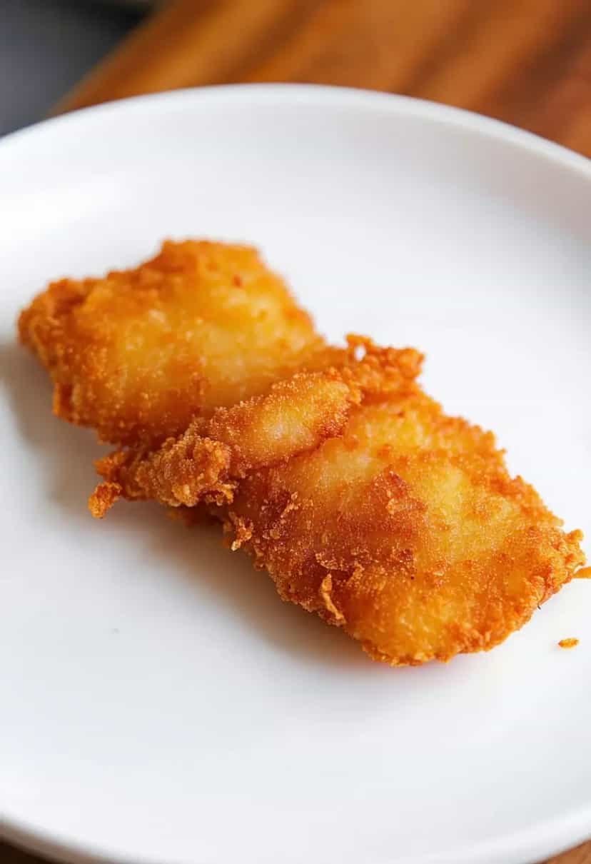 Foto deliciosa de Filé de Panga Empanado Crocante pronta para servir - Peixes & Frutos do Mar