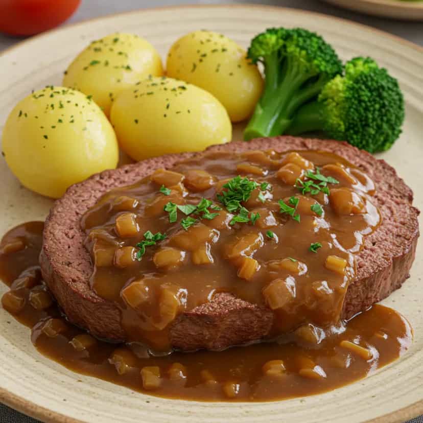 Foto deliciosa de Filé Mignon ao Caçador pronta para servir - Carnes & Frango