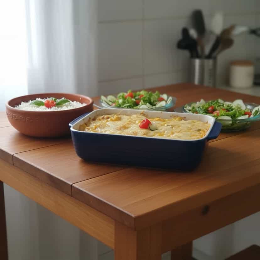 Foto deliciosa de Filé Mignon ao Creme de Milho pronta para servir - Carnes & Frango