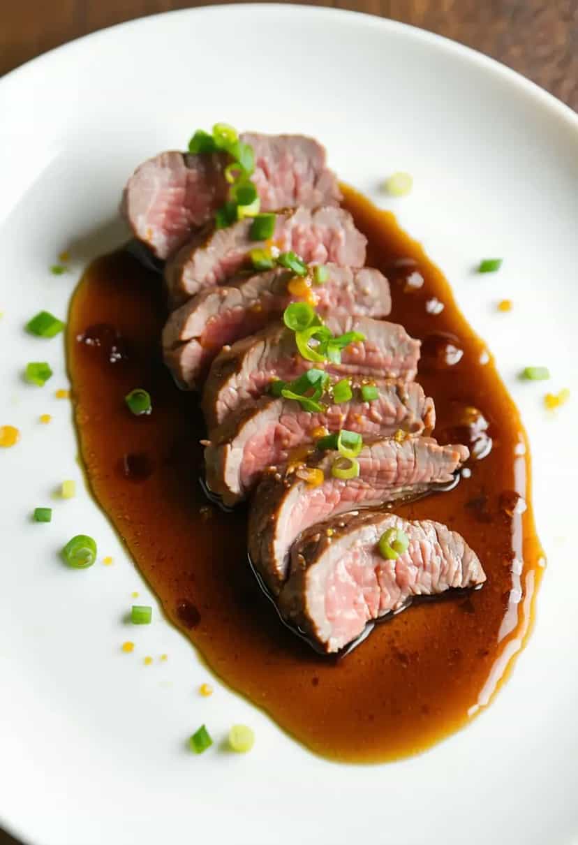 Foto deliciosa de File Mignon Suíno na Panela de Pressão pronta para servir - Carnes & Frango