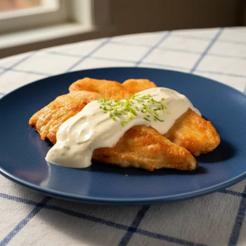 Foto deliciosa de Filés de Frango ao Limão e Sazón pronta para servir - Outras Receitas