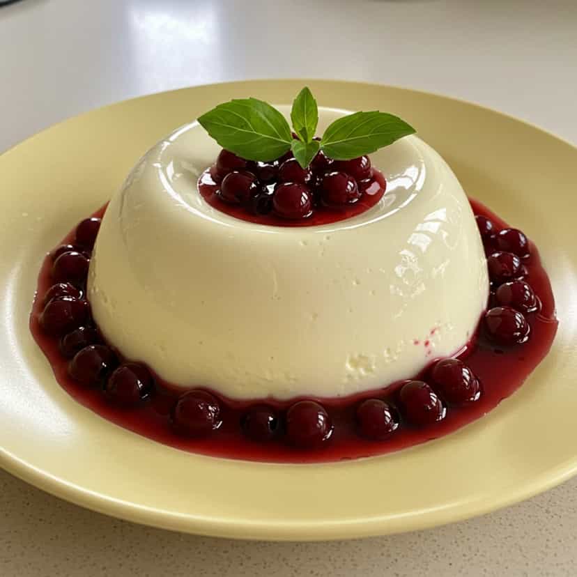 Foto deliciosa de Flan cremoso de Iogurte pronta para servir - Pudins & Cremes