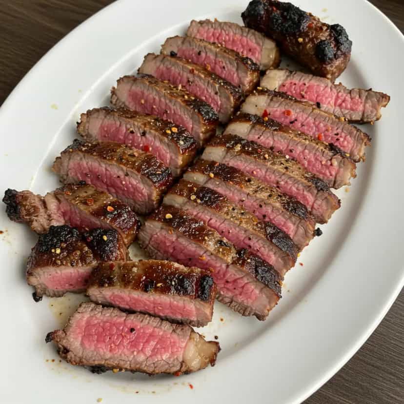 Foto deliciosa de Fraldinha Assada ao Forno pronta para servir - Carnes & Frango