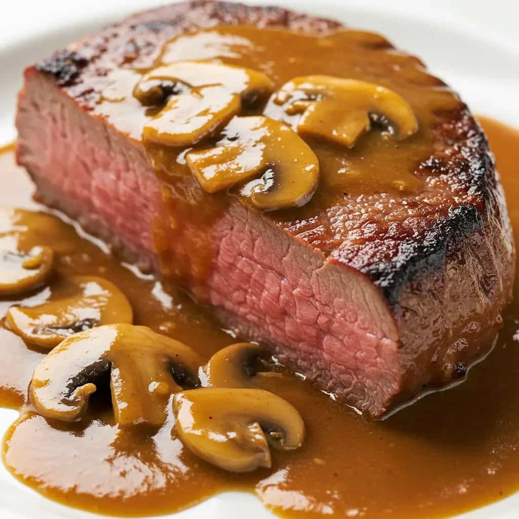 Fraldinha com falso molho madeira