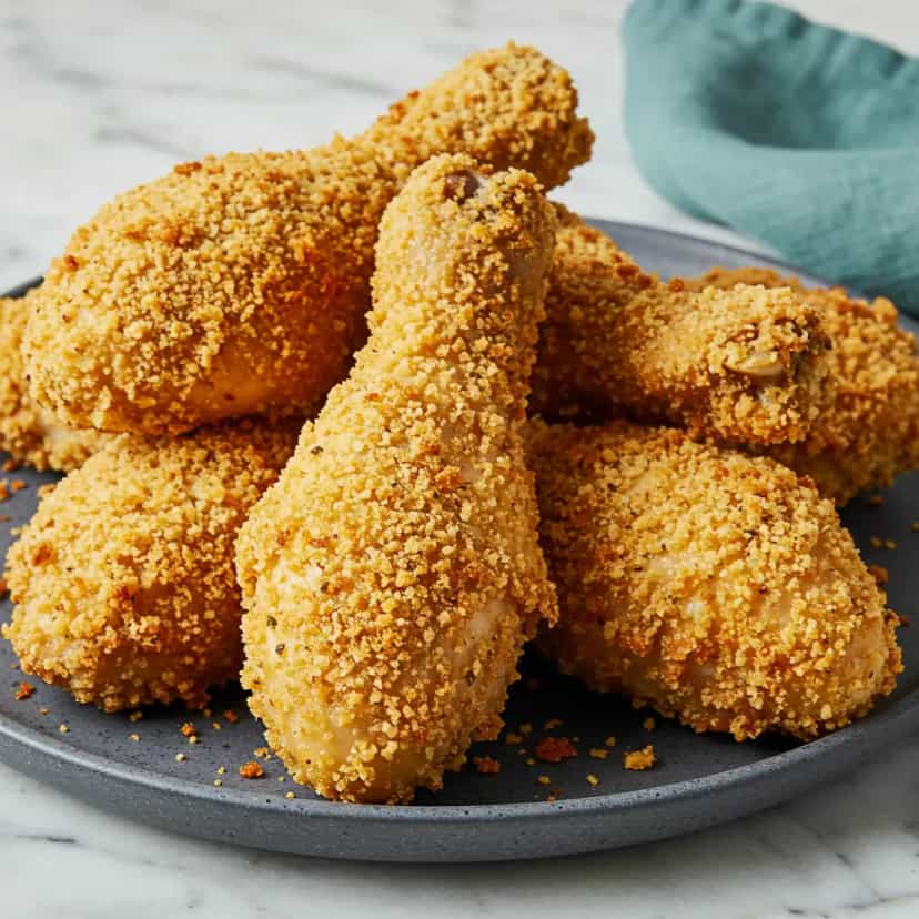 Foto deliciosa de Frango à Milanesa Assado pronta para servir - Carnes & Frango