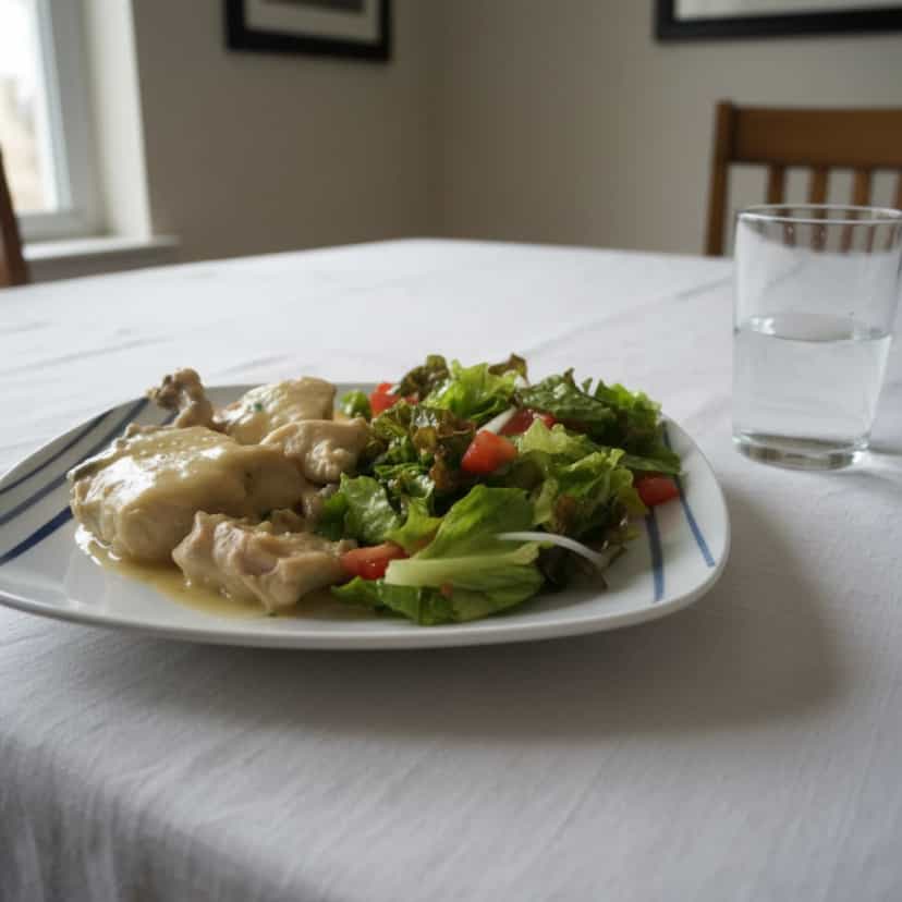 Foto deliciosa de Frango ao Fricassê Cremoso pronta para servir - Carnes & Frango