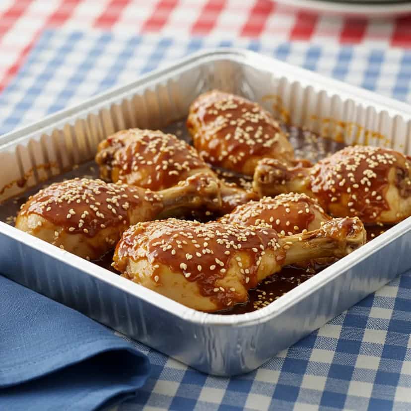 Foto deliciosa de Frango ao Molho de Cacau e Castanhas pronta para servir - Carnes & Frango